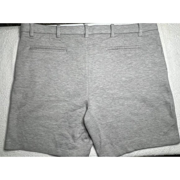 New Shaquille O'Neal Knit Shorts, Mens SZ 50 Heather Gray Stretch - Picture 3 of 4